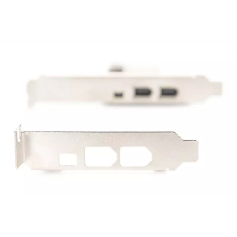 DIGITUS IEEE 1394a interfacekaart, Pci-e, 3 poort, 1x ext. 1394mini, 2x ext. 1394a poorten