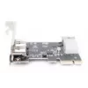 DIGITUS IEEE 1394a interfacekaart, Pci-e, 3 poort, 1x ext. 1394mini, 2x ext. 1394a poorten