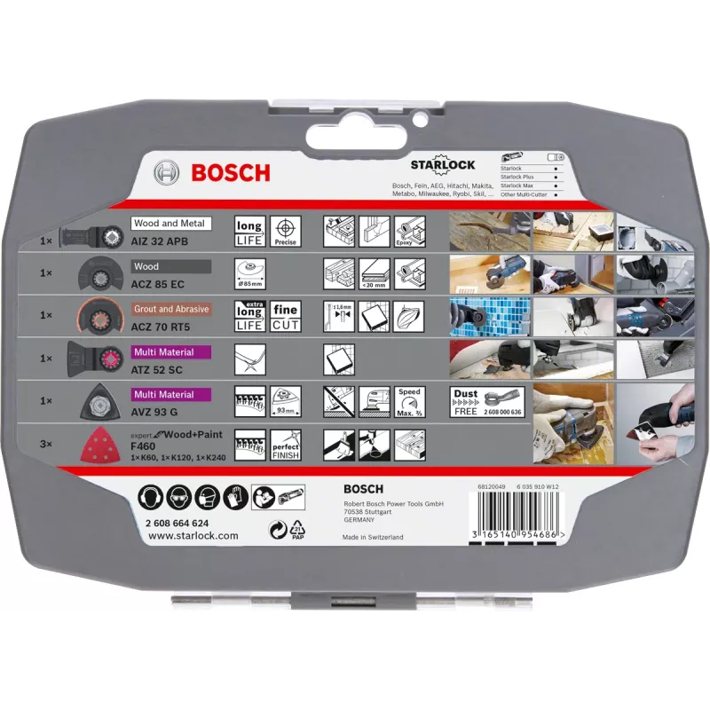 Bosch 2 608 664 624 multigereedschap-accessoire bladset