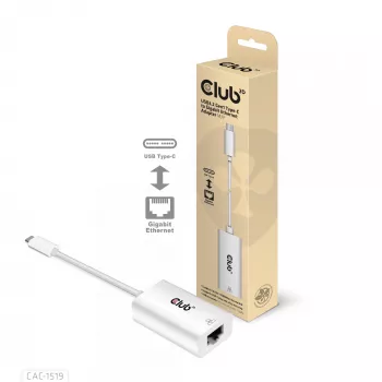 USB3.2 Gen1 Type-C naar Gigabit Ethernet adapter CLUB3D CAC-1519