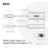 USB3.2 Gen1 Type-C naar Gigabit Ethernet adapter CLUB3D CAC-1519