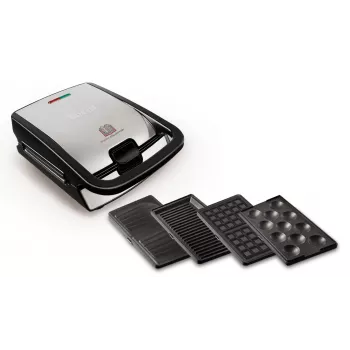 Tefal SW854D sandwichmaker 700 W zwart, rvs