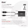 Club 3D CAC-1010-A actieve DisplayPort-naar-Dual Link DVI-D-adapter, DisplayPort 1.2a, USB-voeding, HDCP OFF, 0,6 m, zwart