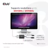 Club 3D CAC-1010-A actieve DisplayPort-naar-Dual Link DVI-D-adapter, DisplayPort 1.2a, USB-voeding, HDCP OFF, 0,6 m, zwart