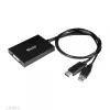 Club 3D CAC-1010-A actieve DisplayPort-naar-Dual Link DVI-D-adapter, DisplayPort 1.2a, USB-voeding, HDCP OFF, 0,6 m, zwart