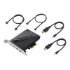 ASUS ThunderboltEX 4 interfacekaarten/adapters intern Mini DisplayPort, PCIe, Thunderbolt, USB 2.0, USB 3.2 Gen 2 (3.1 Gen 2)