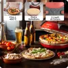 Pizzamaker Ariete 0909/10 1200 W zwart rood 1 pizza 33 cm