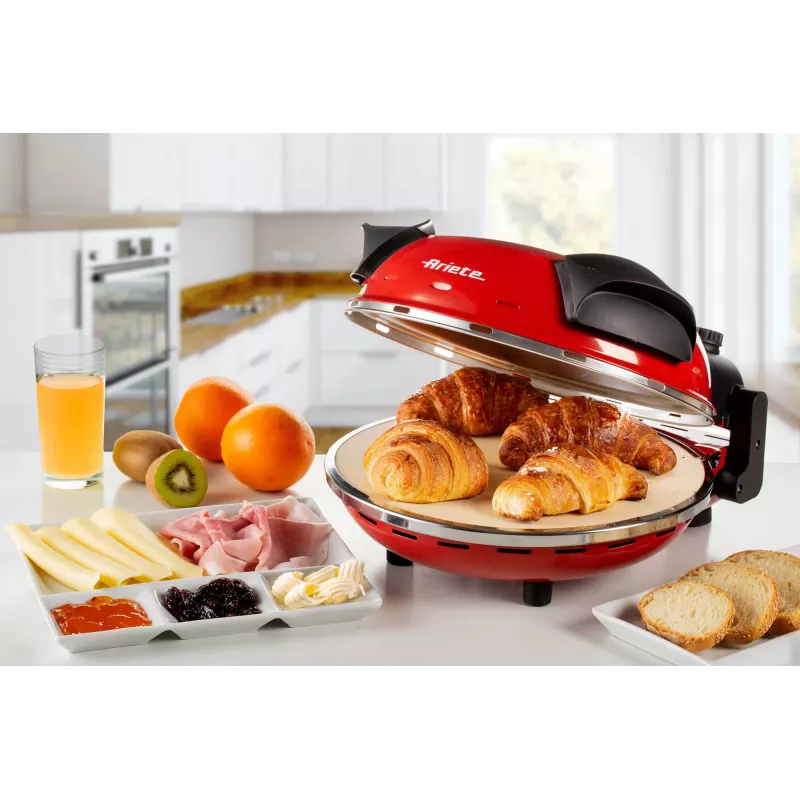 Pizzamaker Ariete 0909/10 1200 W zwart rood 1 pizza 33 cm