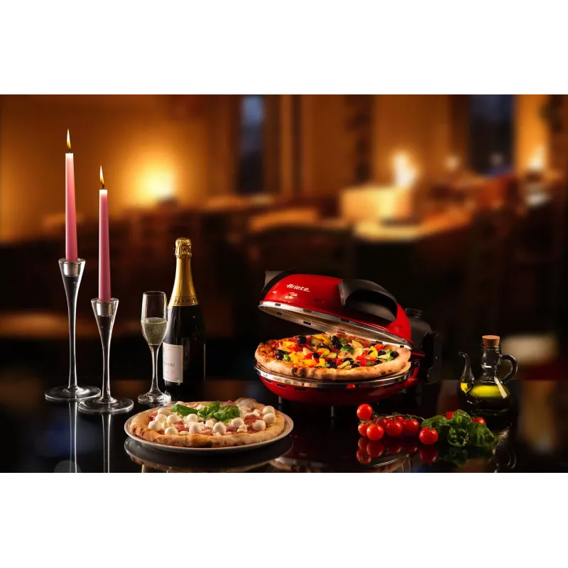 Pizzamaker Ariete 0909/10 1200 W zwart rood 1 pizza 33 cm