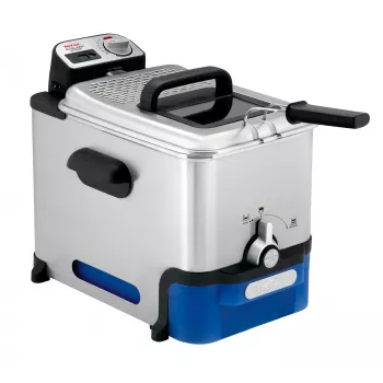 Tefal Oleoclean Pro Inox & Design FR8040 Single 3,5 l 2300 W zwart, roestvrij staal