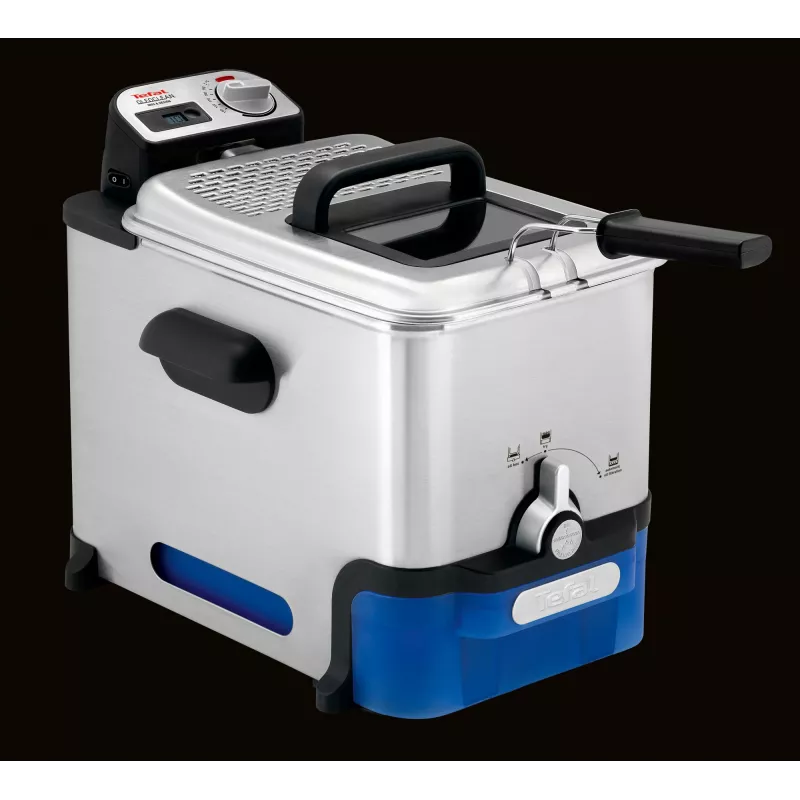 Tefal Oleoclean Pro Inox & Design FR8040 Single 3,5 l 2300 W zwart, roestvrij staal