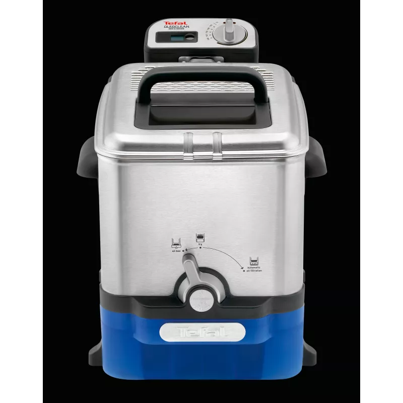 Tefal Oleoclean Pro Inox & Design FR8040 Single 3,5 l 2300 W zwart, roestvrij staal