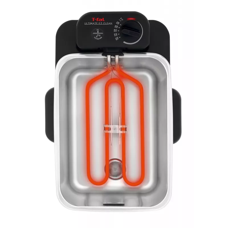 Tefal Oleoclean Pro Inox & Design FR8040 Single 3,5 l 2300 W zwart, roestvrij staal