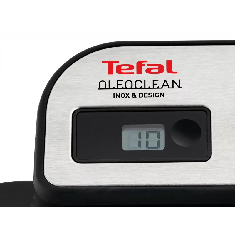 Tefal Oleoclean Pro Inox & Design FR8040 Single 3,5 l 2300 W zwart, roestvrij staal