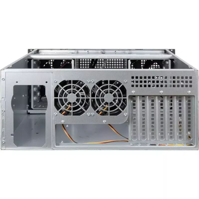 Serverbehuizing Inter-Tech 4U 40248 rack zwart, grijs
