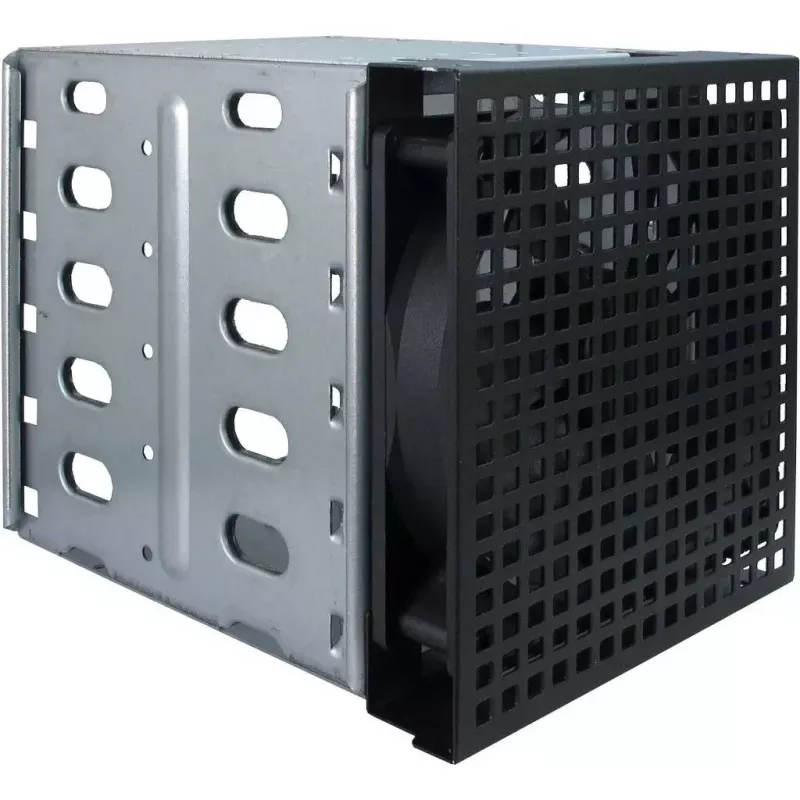 Serverbehuizing Inter-Tech 4U 40248 rack zwart, grijs