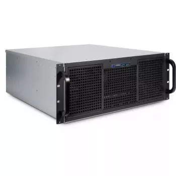 Serverbehuizing Inter-Tech 4U 40248 rack zwart, grijs