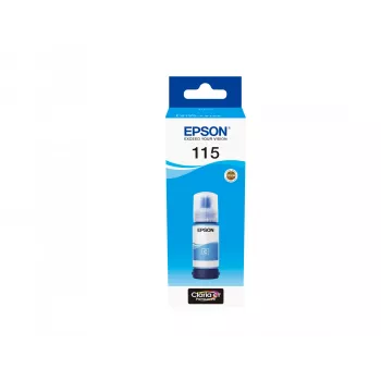 Inktfles Epson 115 ECOTANK cyaan C13T07D24A
