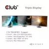 CLUB3D USB Type C 3.2 Gen1 Triple Display Dynamic PD Charging Dock 100W PD Power oplader