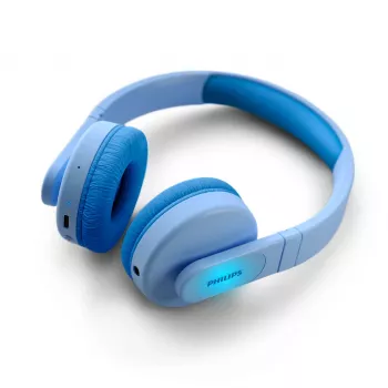Philips TAK4206BL/00 hoofdtelefoon/headset bedraad & draadloos on-ear telefoongesprekken/muziek USB Type-C Bluetooth blauw