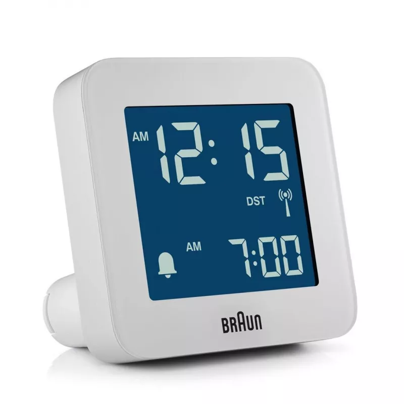 Braun BC09-DCF digitale wekker wit