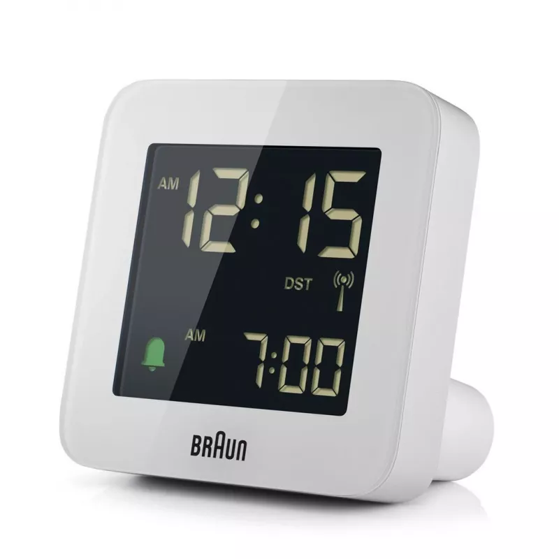 Braun BC09-DCF digitale wekker wit