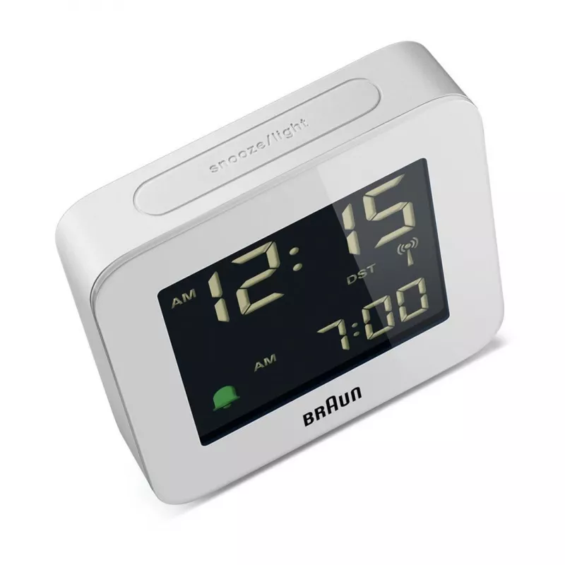 Braun BC09-DCF digitale wekker wit