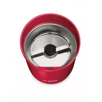 Koffiemolen met mesjes Bosch TSM6A014R, 75 g capaciteit, 180 W, roestvrijstalen messen, rood
