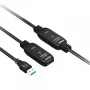 CLUB3D USB 3.2 Gen1 actieve repeater-kabel 10 m / 32.8ft M/F 28AWG