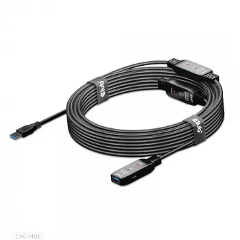 CLUB3D USB 3.2 Gen1 actieve repeater-kabel 15 m/ 49.2 ft M/F 28AWG