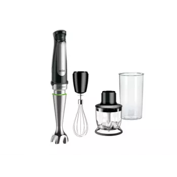 Braun MQ 7025X 0,6 L staafmixer 1000 W zwart, roestvrij staal