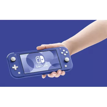 Nintendo Switch Lite, Nintendo Switch Lite, NVIDIA Custom Tegra, blauw, analoog / digitaal, home-knop, aan/uit-knop, knoppen