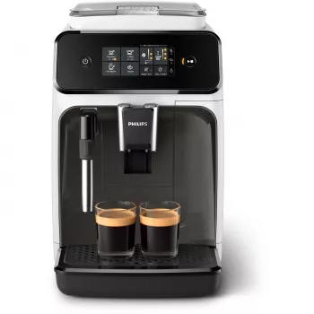 Espressomachine Philips 1200 Serie EP1223/00 — 1,8 l watertank, ingebouwde molen, 275 g bonenreservoir, 1500 W, wit