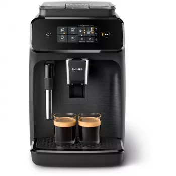 Espressomachine Philips EP1220/00 – volautomatisch, 1,8 l watertank, 275 g bonenreservoir, 15 bar, keramische molen, 12 maalgraadinstellingen, zwart