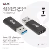 CLUB3D USB 3.2 Gen1 Type-A naar USB 3.2 Gen1 Type-C adapter M/F