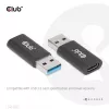 CLUB3D USB 3.2 Gen1 Type-A naar USB 3.2 Gen1 Type-C adapter M/F