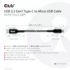 CLUB3D USB 3.2 Gen1 Type-C naar Micro-USB-kabel M/M 1 m / 3,28 ft
