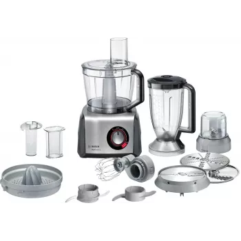 Bosch MC812M844 keukenmachine 1250 W 3,9 L zwart, roestvrij staal