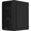 PC-behuizing AEROCOOL CS107V2 Mini Tower — zwart, microATX/Mini-ITX, 2x120mm ventilatoren, 1x3,5 inch + 2x2,5 inch vakken