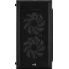 PC-behuizing AEROCOOL CS107V2 Mini Tower — zwart, microATX/Mini-ITX, 2x120mm ventilatoren, 1x3,5 inch + 2x2,5 inch vakken
