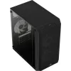 PC-behuizing AEROCOOL CS107V2 Mini Tower — zwart, microATX/Mini-ITX, 2x120mm ventilatoren, 1x3,5 inch + 2x2,5 inch vakken