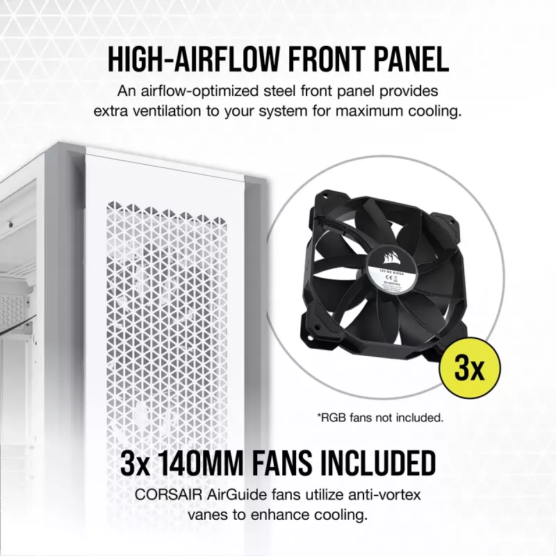 PC-behuizing Corsair 7000D AIRFLOW Full Tower wit
