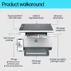 Multifunctionele laserprinter HP LaserJet MFP M234dw — mono, A4, 29 ppm, duplex, Wi‑Fi, Ethernet