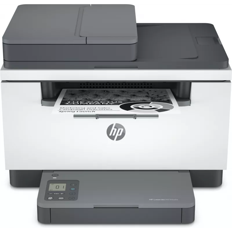 Multifunctionele laserprinter HP LaserJet MFP M234sdw — mono A4, 29 ppm, duplex, Wi‑Fi, Ethernet