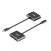 CLUB3D MST-hub USB3.2 Gen2 Type-C (DP Alt-Mode) naar DisplayPort + HDMI 4K60Hz M/F