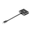 CLUB3D MST-hub USB3.2 Gen2 Type-C (DP Alt-Mode) naar DisplayPort + HDMI 4K60Hz M/F
