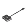 CLUB3D MST-hub USB3.2 Gen2 Type-C (DP Alt-Mode) naar DisplayPort + HDMI 4K60Hz M/F