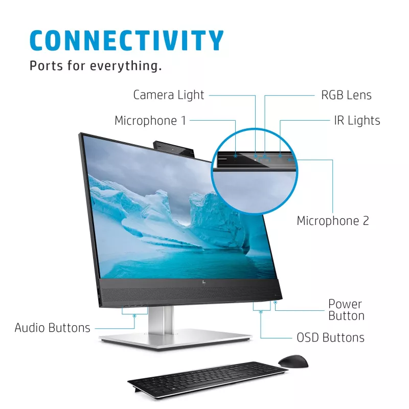 Monitor HP E24mv G4 23,8 inch Full HD 1920 x 1080