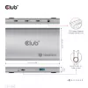 CLUB3D gecertificeerde Thunderbolt™4 draagbare 5-in-1 hub met Smart Power