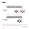 CLUB3D gecertificeerde Thunderbolt™4 draagbare 5-in-1 hub met Smart Power